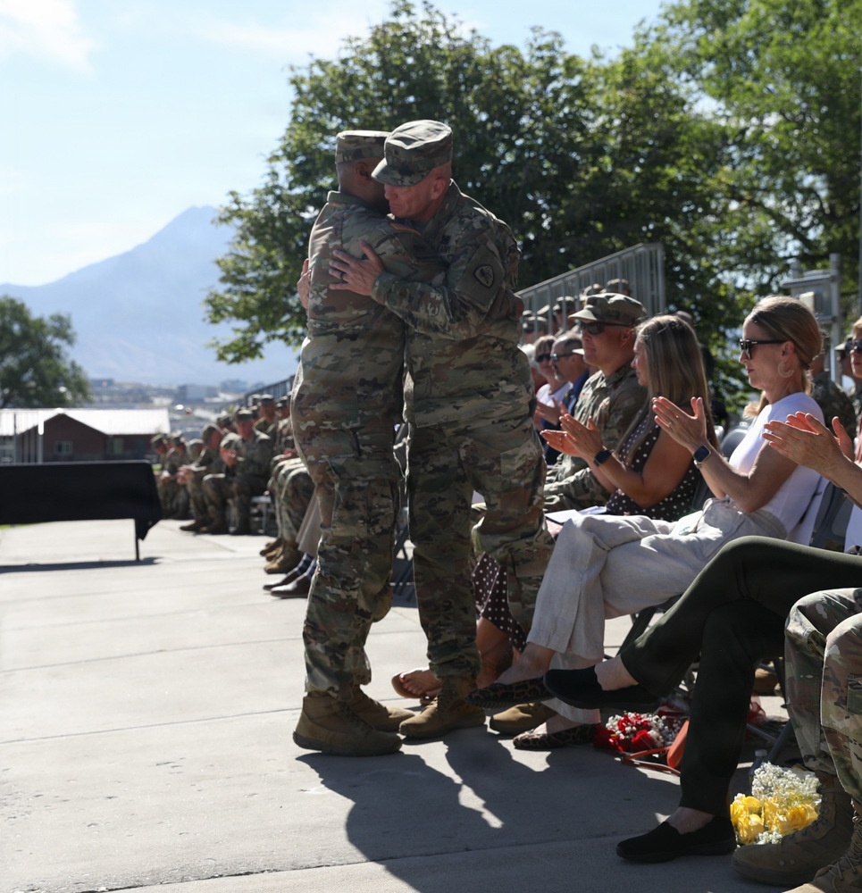 The Utah Army National Guard welcomes a new Assistant Adjutant General during Change of Command Ceremony