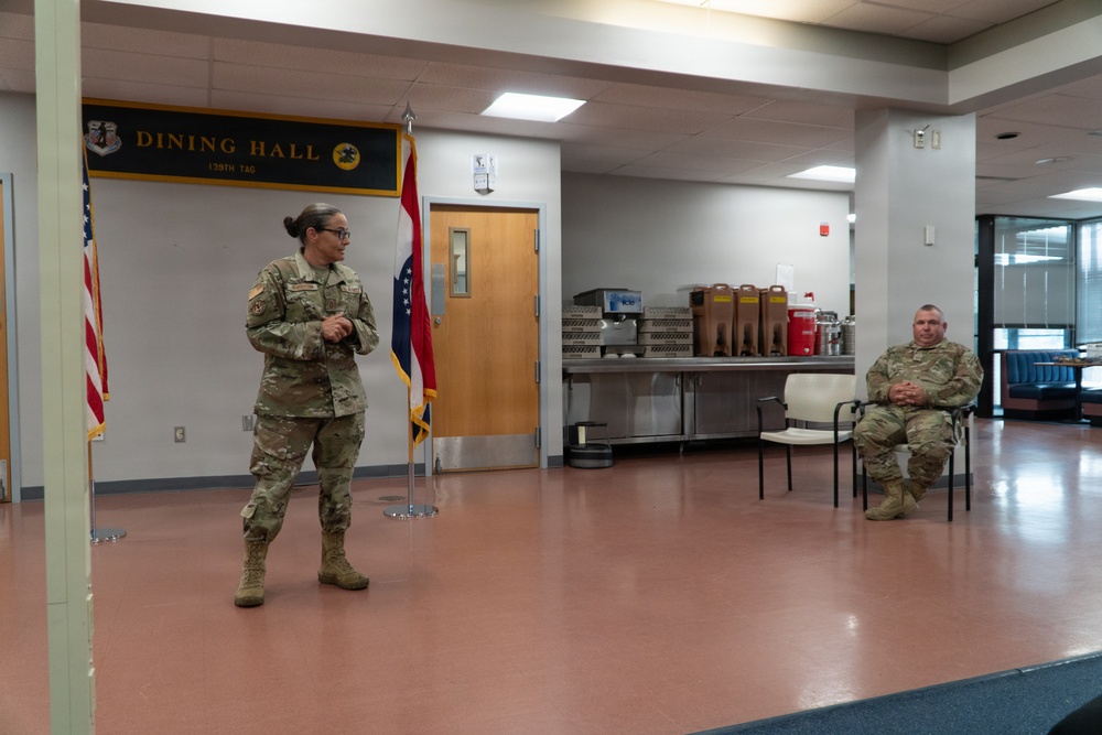 Master Sgt. Clifton Scroggins retires