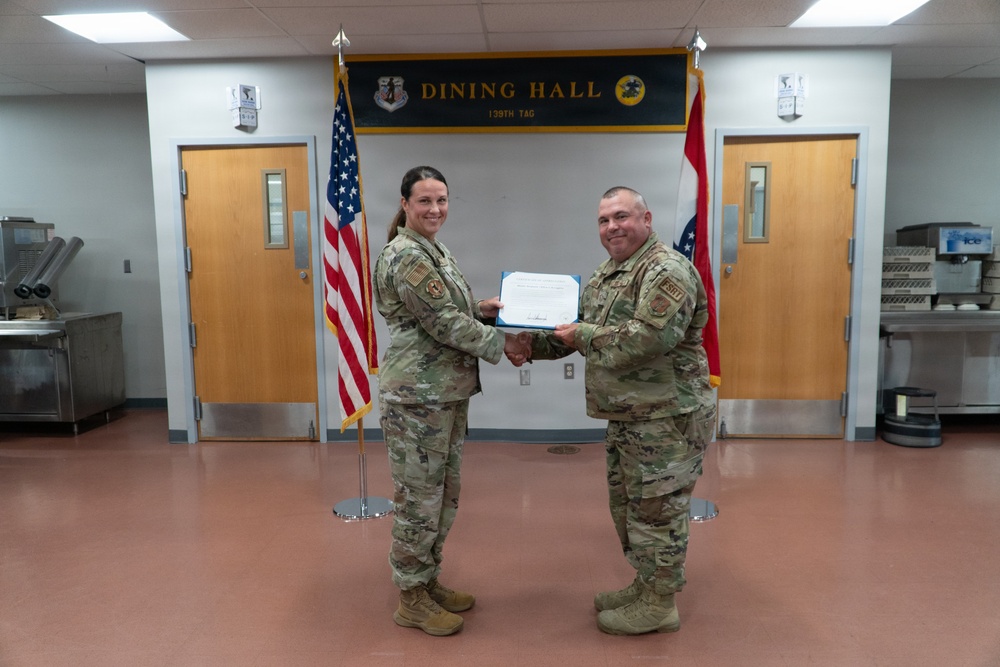 Master Sgt. Clifton Scroggins retires