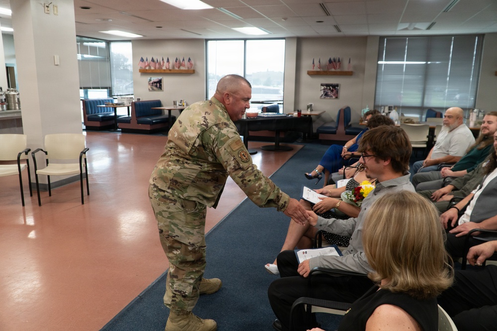 Master Sgt. Clifton Scroggins retires