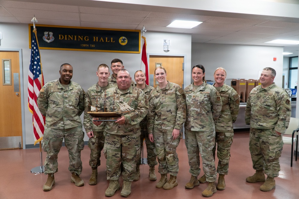 Master Sgt. Clifton Scroggins retires