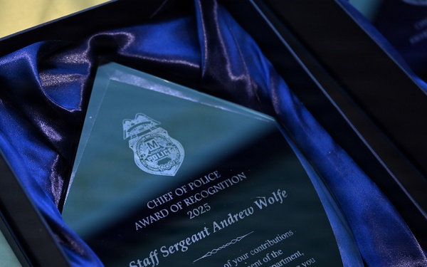 West Virginia Guardsmen recognized at Metro Transit Police Department Awards Ceremony