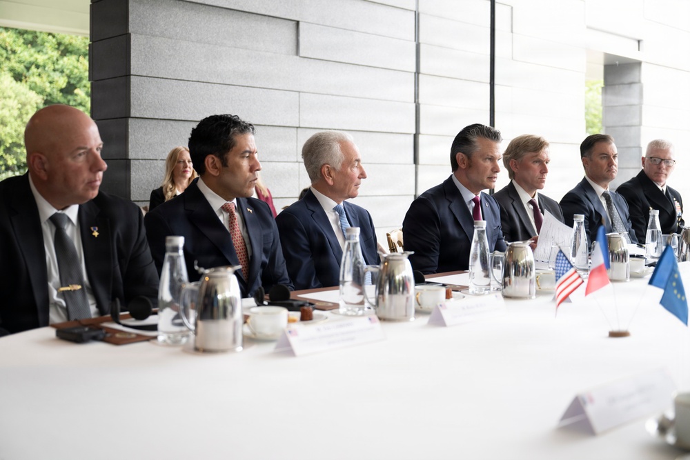 SW Meets with French MINARM, Delivers Remarks at D-Day Ceremony
