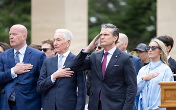 SW Meets with French MINARM, Delivers Remarks at D-Day Ceremony