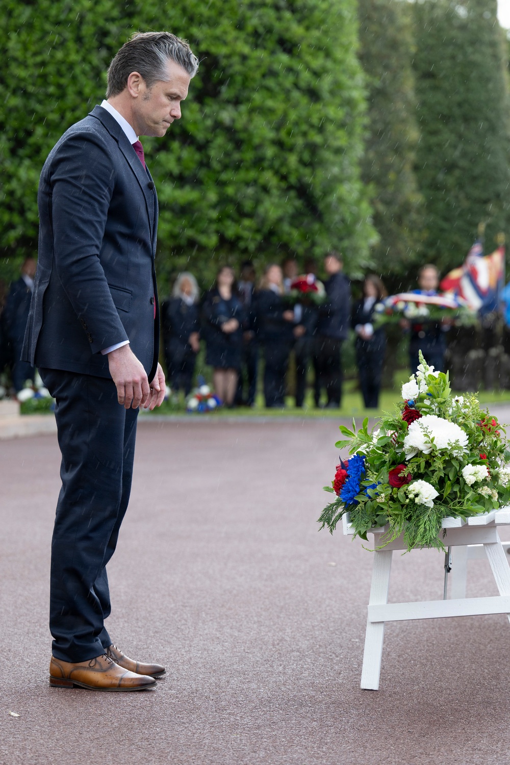 SW Meets with French MINARM, Delivers Remarks at D-Day Ceremony