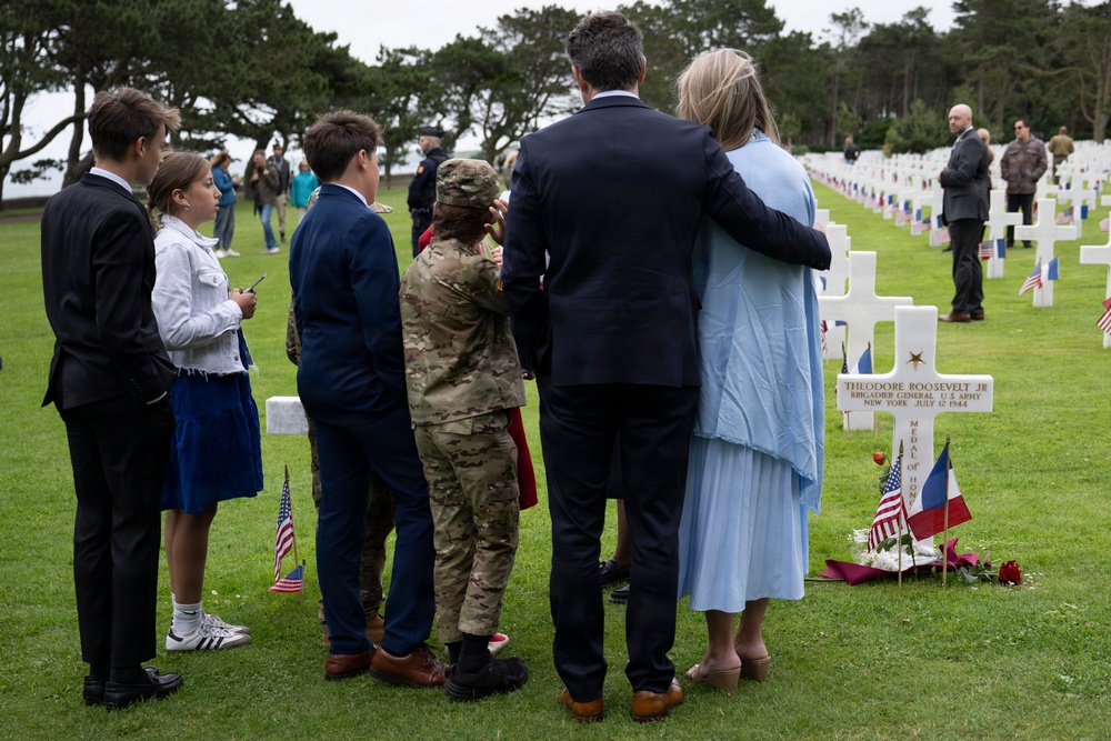 SW Meets with French MINARM, Delivers Remarks at D-Day Ceremony