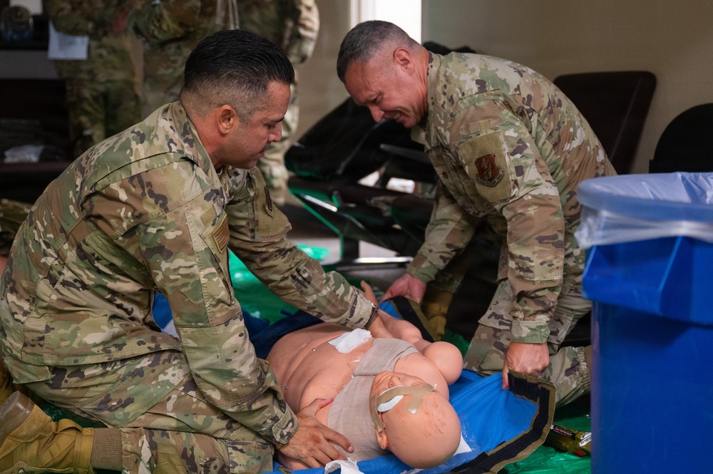161st Medical Group conducts TCCC Combat Life Save Course