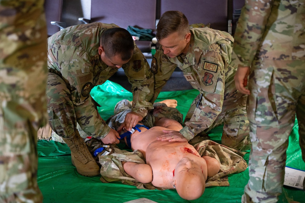 161st Medical Group conducts TCCC Combat Life Save Course