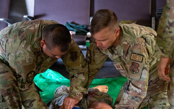 161st Medical Group conducts TCCC Combat Life Save Course
