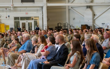 145th Airlift Wing welcomes new commander during change of command ceremony