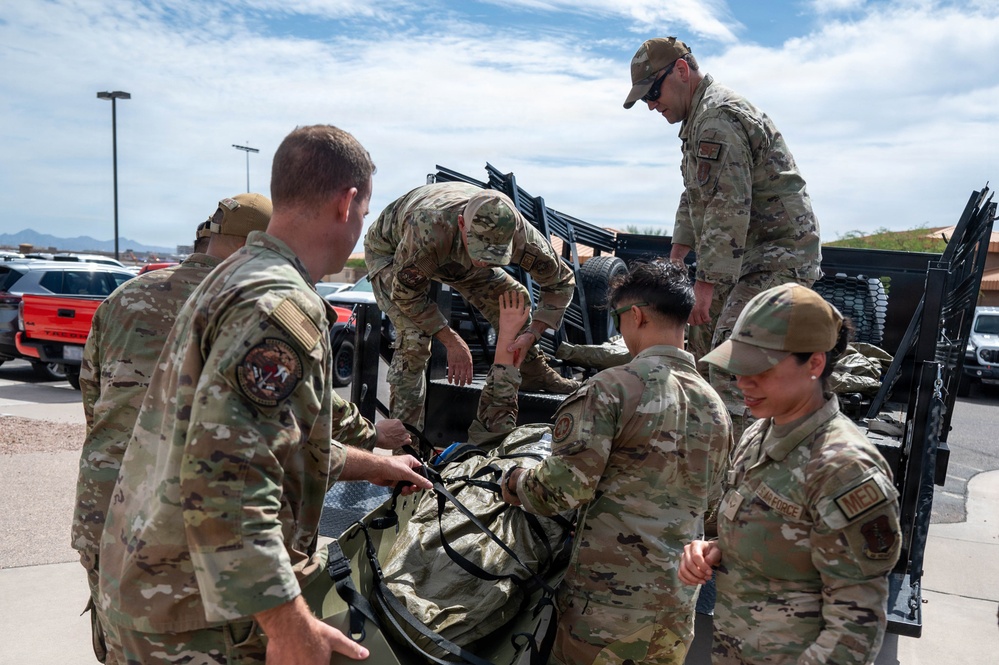 161st Medical Group conducts TCCC Combat Life Save Course