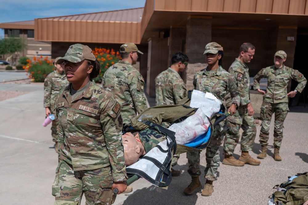 161st Medical Group conducts TCCC Combat Life Save Course