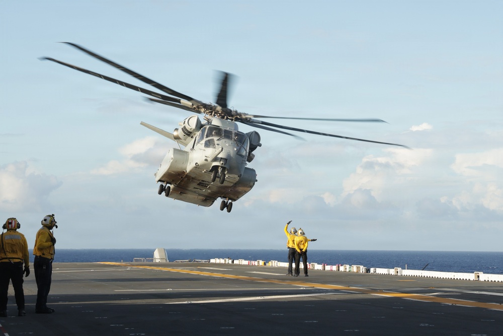 USS Kearsarge Conducts Flight Operations