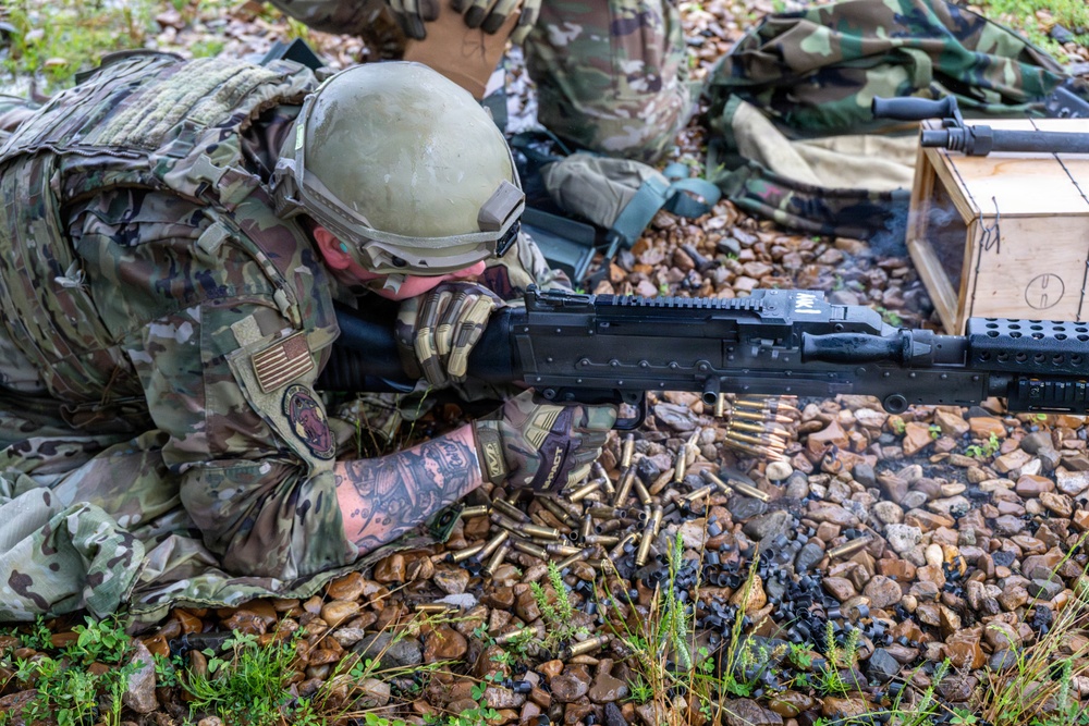 188th Security Forces Completes Annual Machine Gun Training at Fort Chaffee