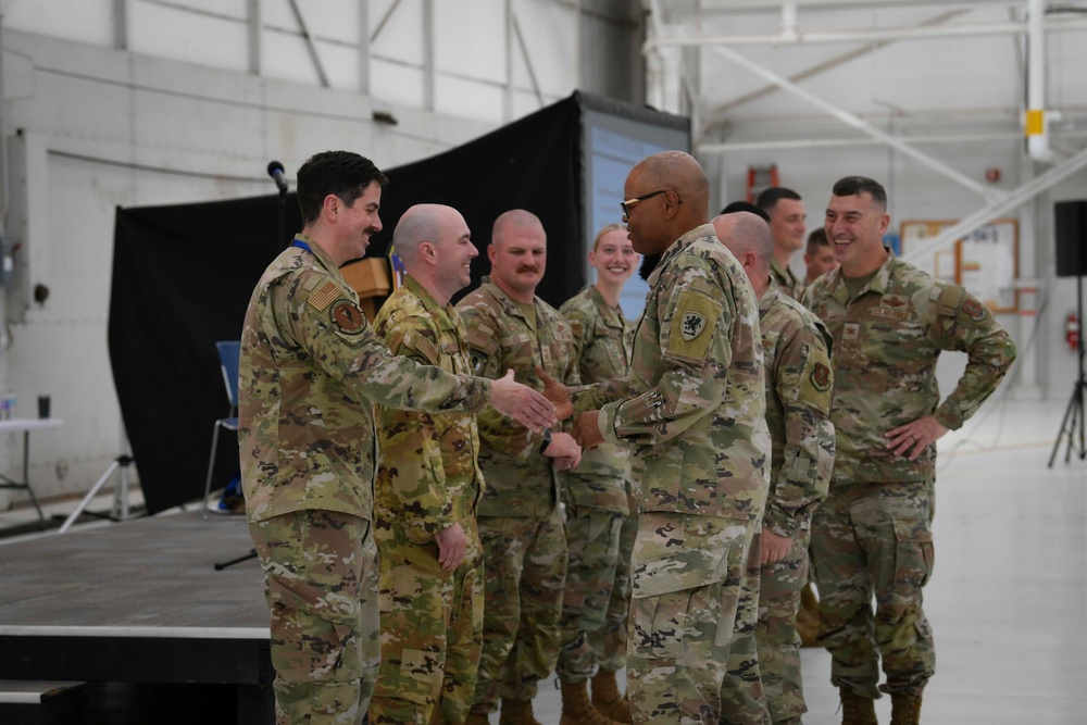 State CSM engages with Airmen at 110th Wing All-Call