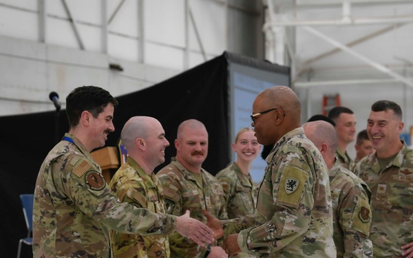 State CSM engages with Airmen at 110th Wing All-Call
