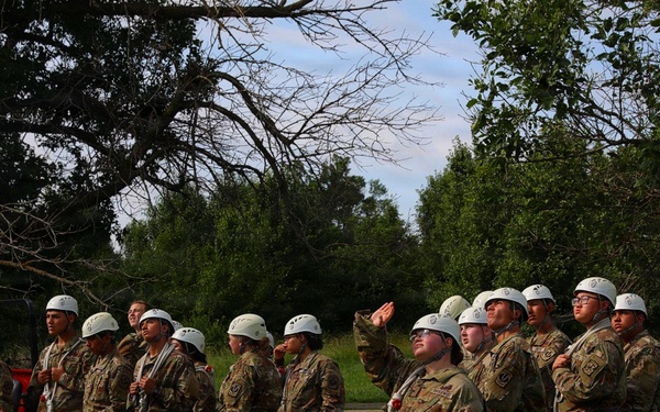 Kansas JROTC trains with the 1st Infantry Division