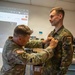 German Army Exchange Officer Presented with Army Marksmanship Badge