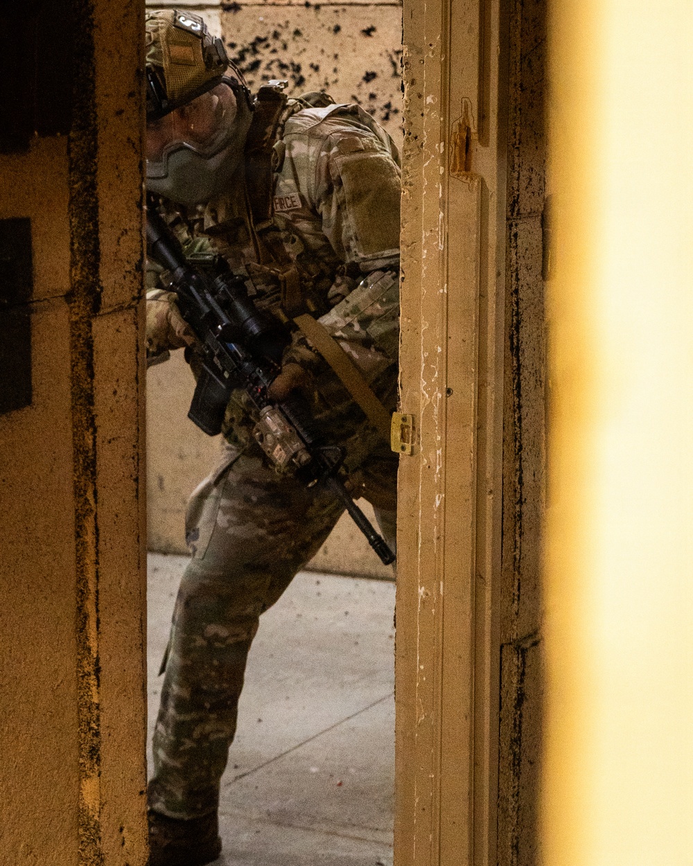 193rd SOW SFS conducts shoot house training