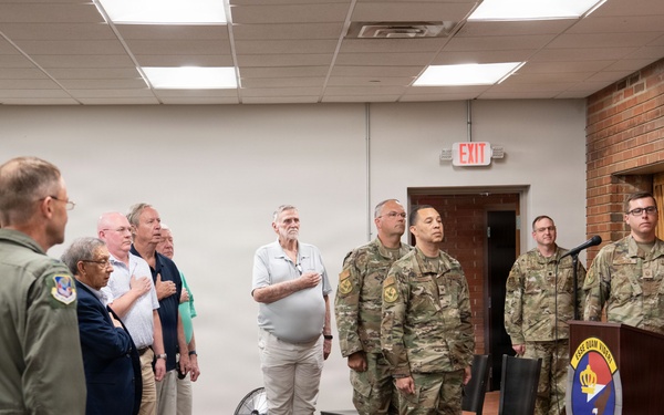 156th Aeromedical Evacuation Squadron honors decades of heritage during emblem dedication ceremony