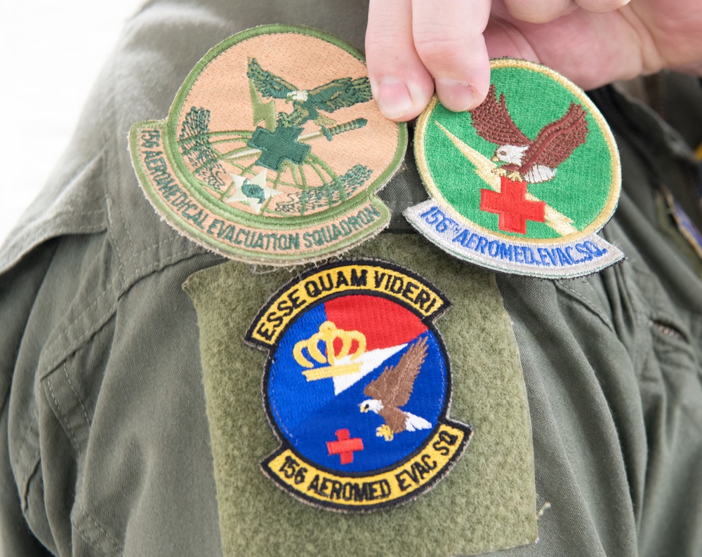 156th Aeromedical Evacuation Squadron honors decades of heritage during emblem dedication ceremony