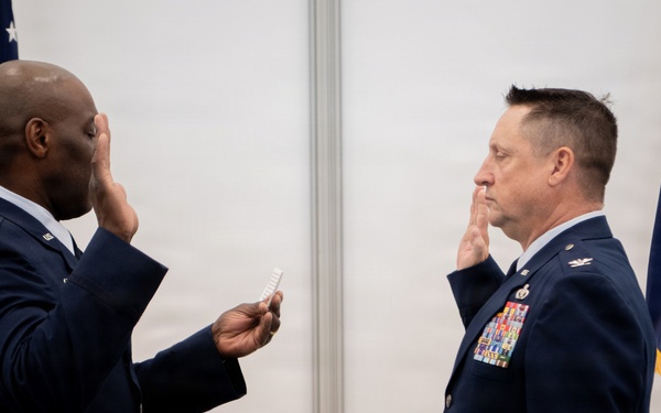 201st RED HORSE Commander Col. Mannion promotes to rank of colonel