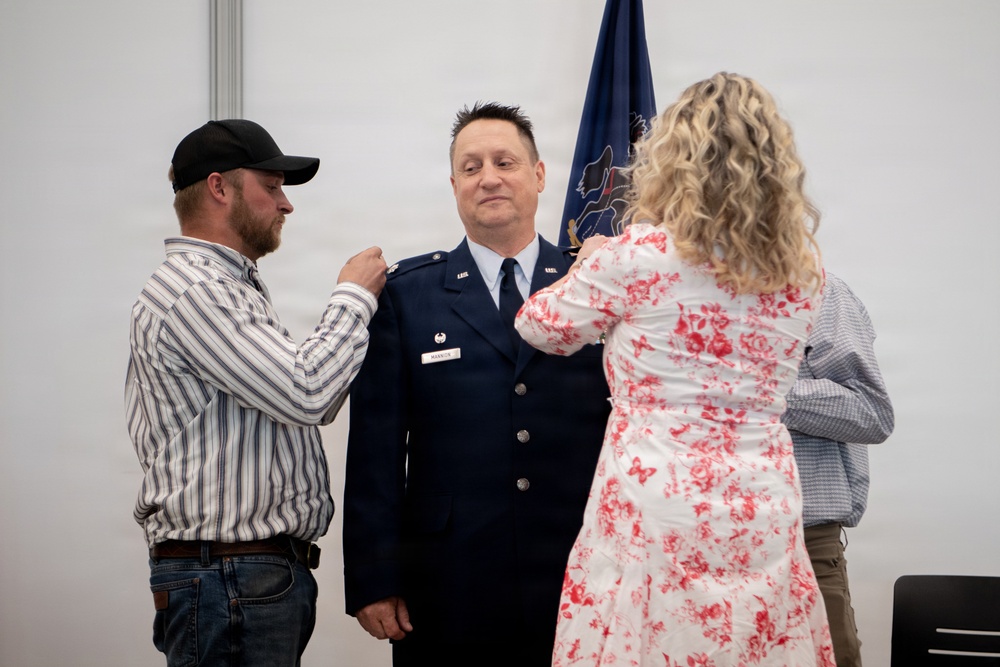 201st RED HORSE Commander Col. Mannion promotes to rank of colonel