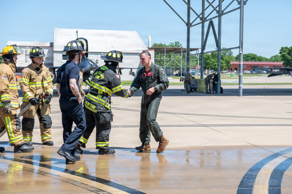 Lt. Col. Michael Coloney Fini Flight