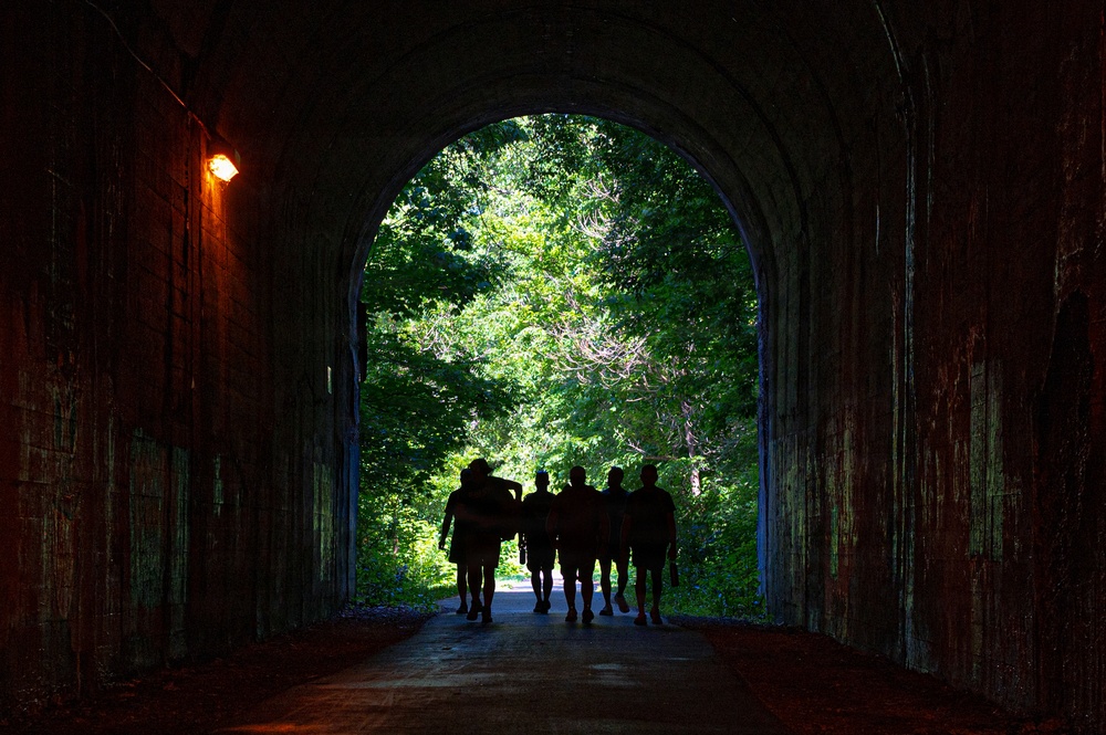 911 AW leaders host rucksack march