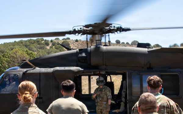 Utah National Guard’s 144th Medical Company (Area Support) practices combat care and medical evacuation