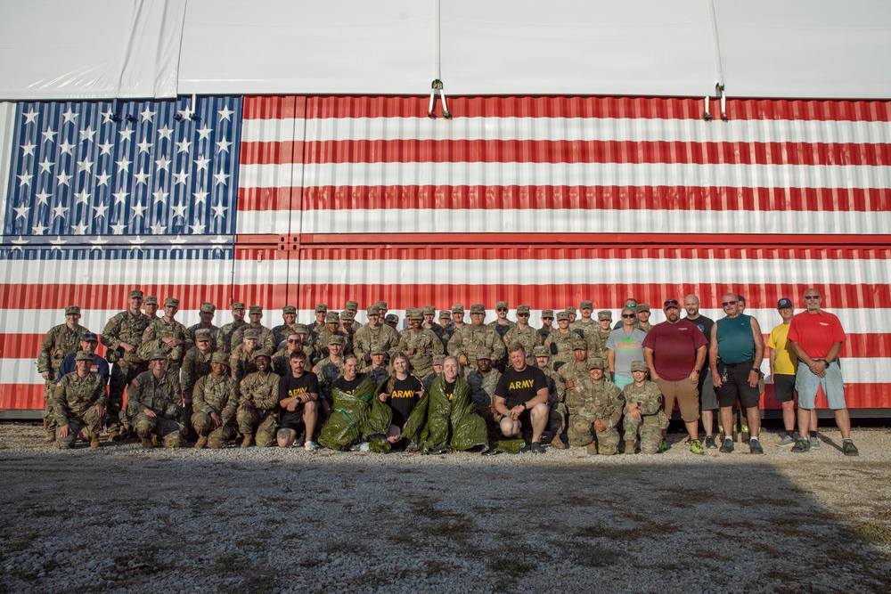 209th Medical Company Area Support, 109th Multifunctional Medical Battalion, 67th Troop Command Group Photo with Local EMS