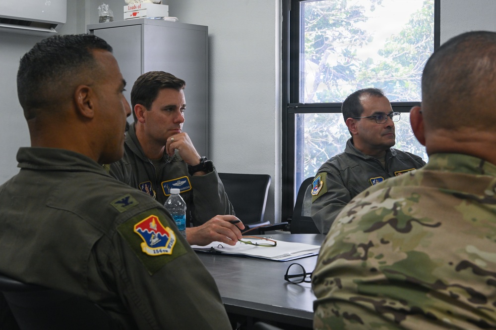 Brig. Gen. Jacob Hammons visit to Punta Salinas