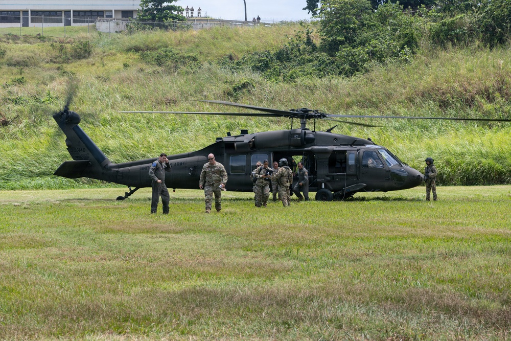 Brig. Gen. Jacob Hammons visit to Punta Salinas