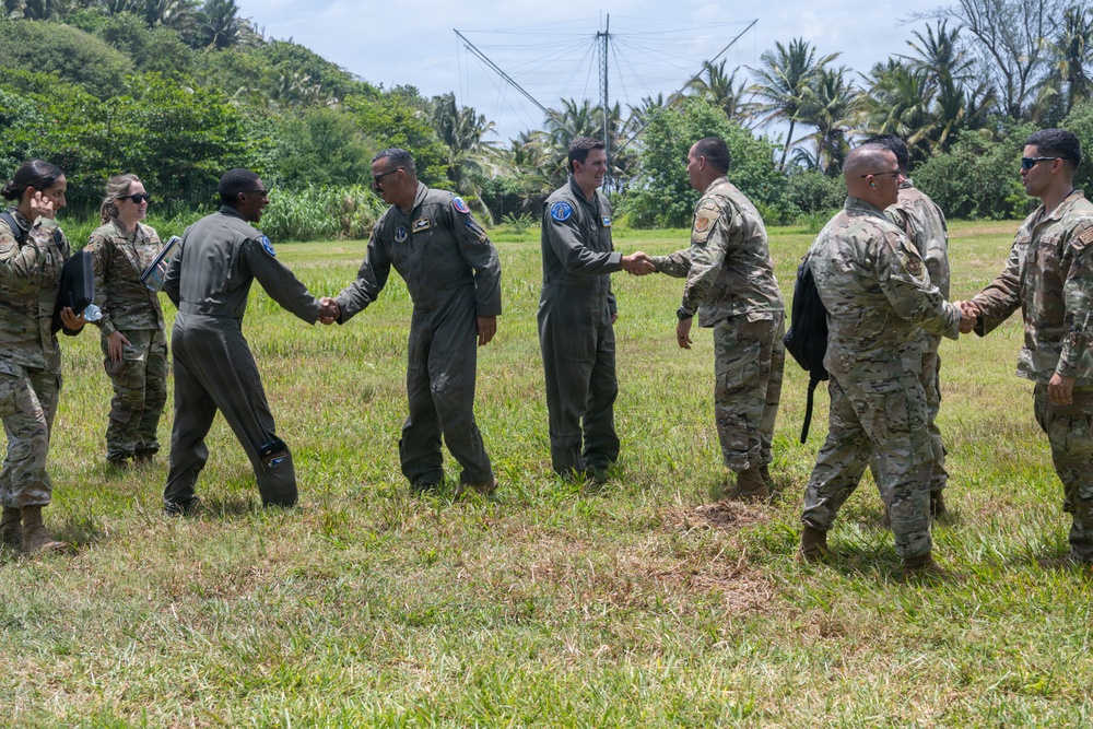 Brig. Gen. Jacob Hammons visit to Punta Salinas