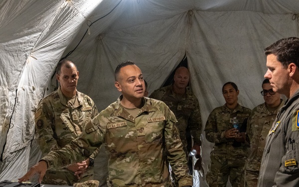 Brig. Gen. Jacob Hammons visit to Punta Salinas