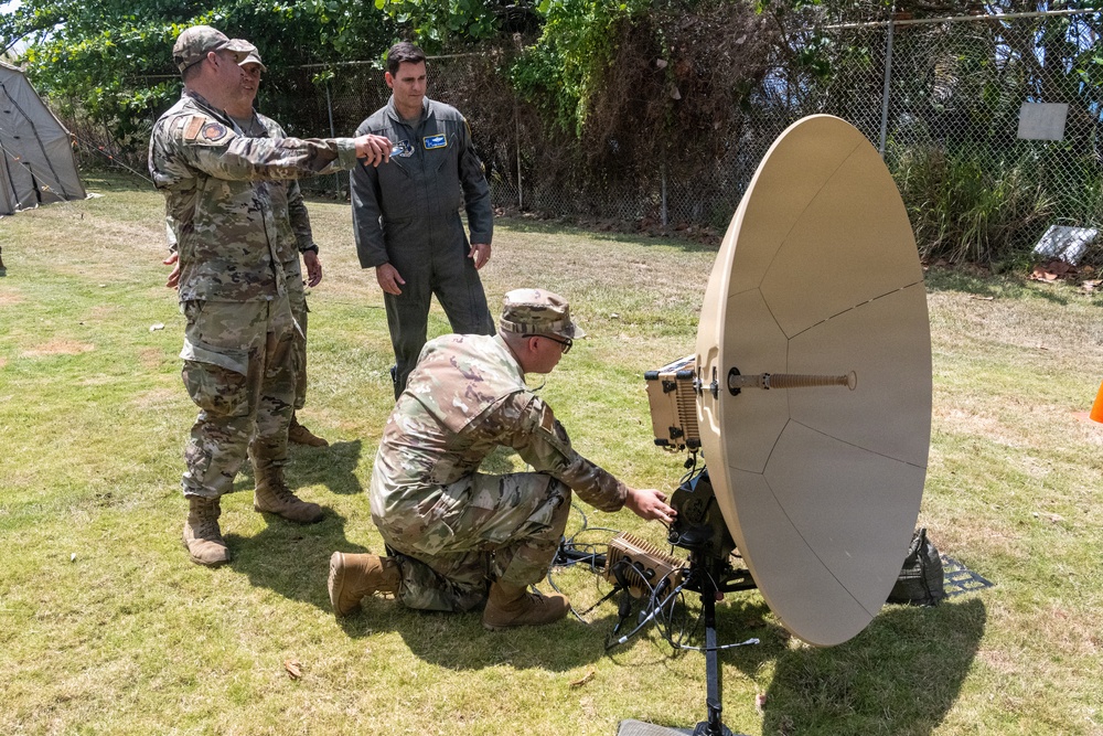 Brig. Gen. Jacob Hammons visit to Punta Salinas