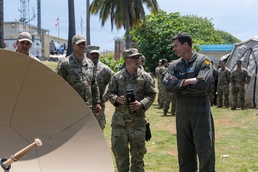 Brig. Gen. Jacob Hammons visit to Punta Salinas