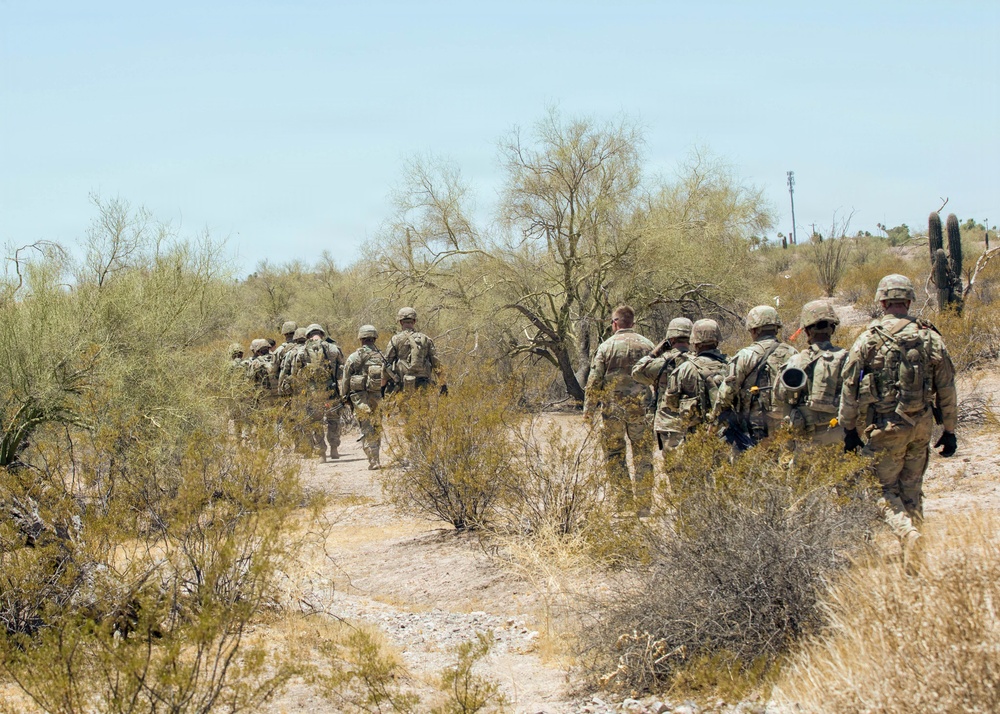 Arizona National Guard conduct air and ground tactical training