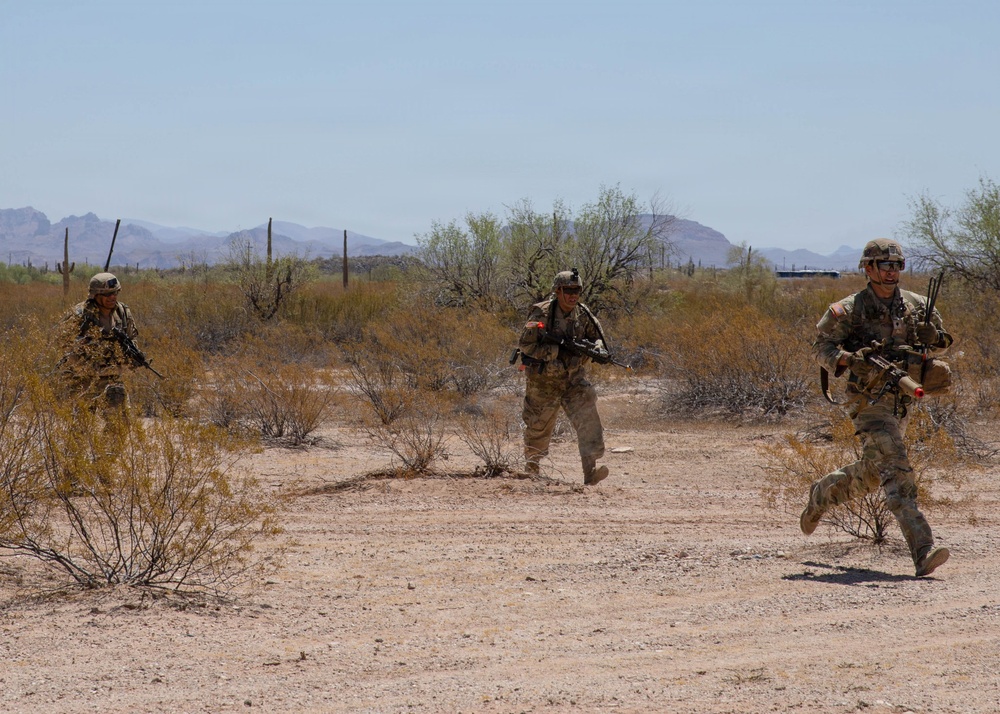 Arizona National Guard conduct air and ground tactical training