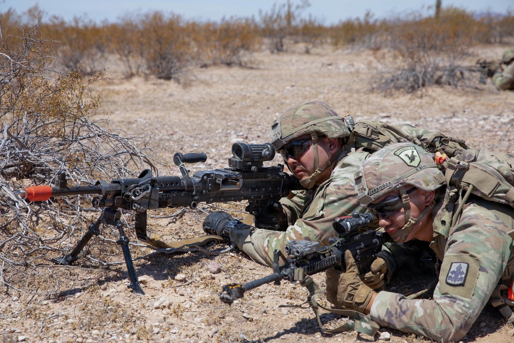 Arizona National Guard conduct air and ground tactical training