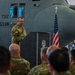 Lt Col Brett Trippel Addresses Airmen During Ceremony at Wyoming Air National Guard Base