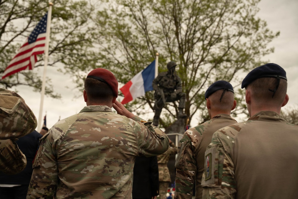 D-Day 82nd anniversary - Iron Mike Memorial
