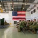 Lt Col Jasper Addresses crowd at WY 153rd MXG Change of Command