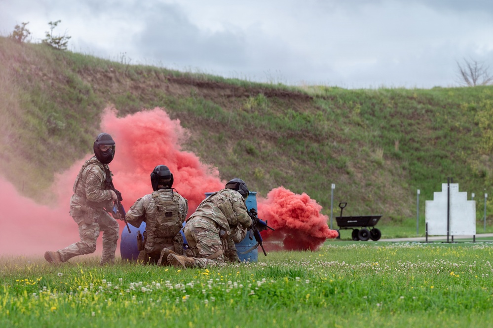 155th Security Forces Squadron Conducts Shoot, Move, Communicate Training