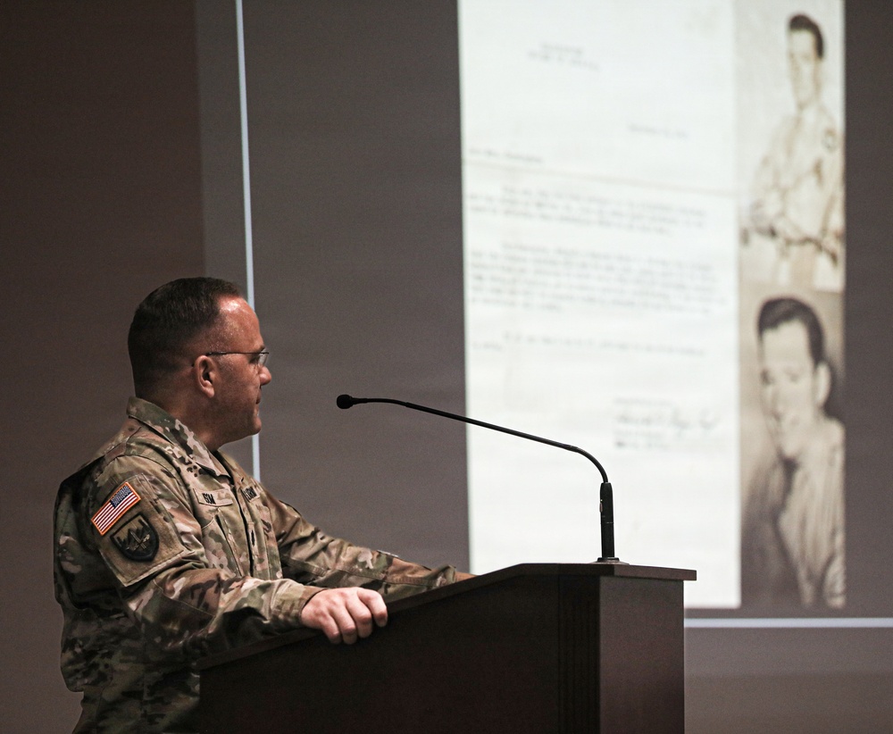 300th Military Intelligence Brigade (Linguist) bids farewell to Col. Scott Chalmers and welcomes Lt. Col. John Isom in a combined retirement and change of command ceremony
