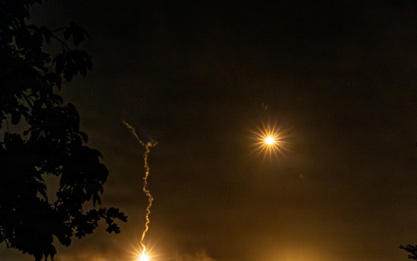 206th Field Artillery Conducts Night Fire During Annual Training