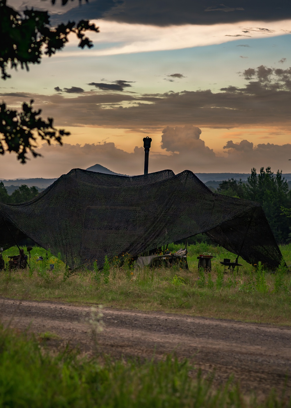 206th Field Artillery Conducts Night Fire During Annual Training