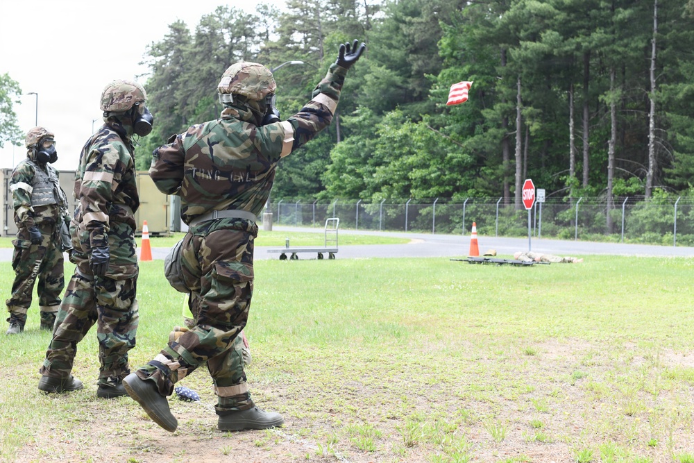 104th Communications Squadron Performs Expeditionary Training Drills