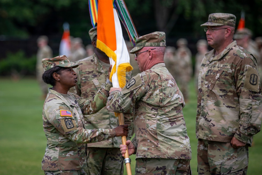 228th Theater Tactical Signal Brigade Change of Command Ceremony, Spartanburg, South Carolina