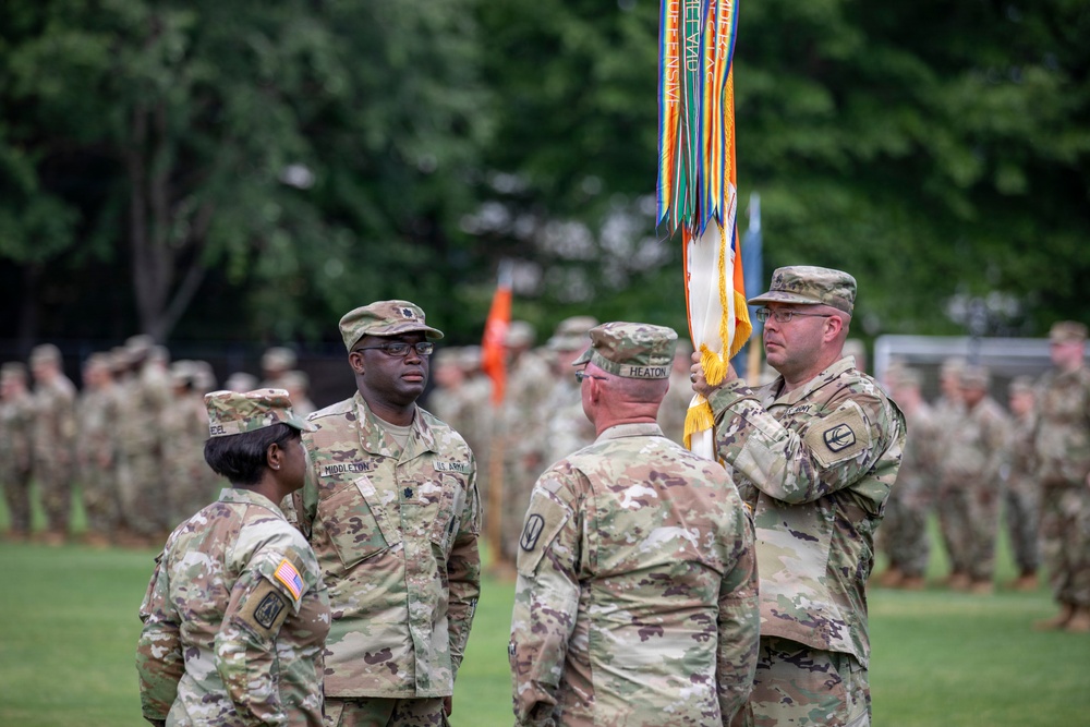 228th Theater Tactical Signal Brigade Change of Command Ceremony, Spartanburg, South Carolina